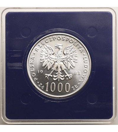 Polska, PRL (1952-1989). 1000 złotych 1983, Jan Paweł II