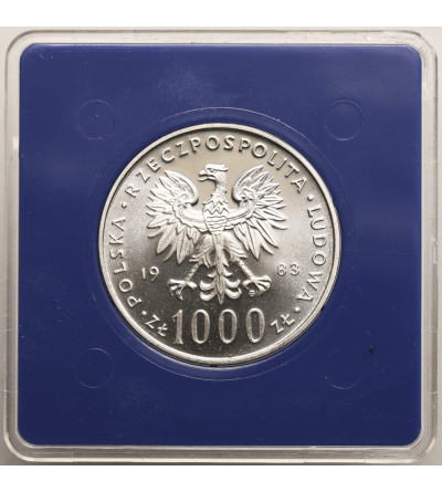 Polska, PRL (1952-1989). 1000 złotych 1983, Jan Paweł II