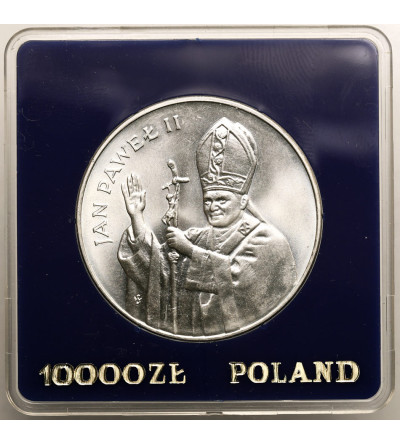 Polska, PRL (1952-1989). 10000 złotych 1987, Jan Paweł II