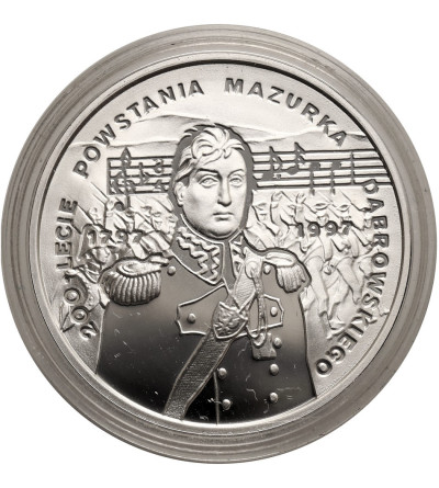 Poland. 10 Zlotys 1996, 200th Anniversary of Mazurek Dąbrowski - Proof