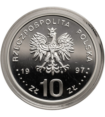 Poland. 10 Zlotys 1997, Stefan Batory (1675 - 1586) - Half length figure - Proof