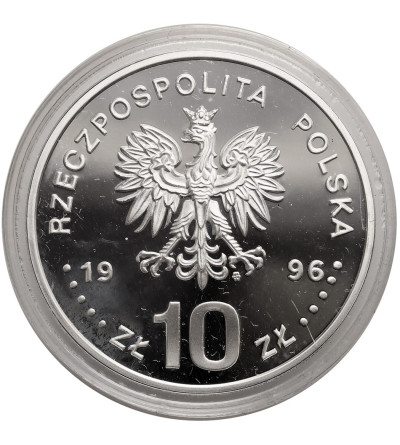 Poland. 10 Zlotys 1996, Sigismund II Augustus (1548 - 1572) - half figure - Proof