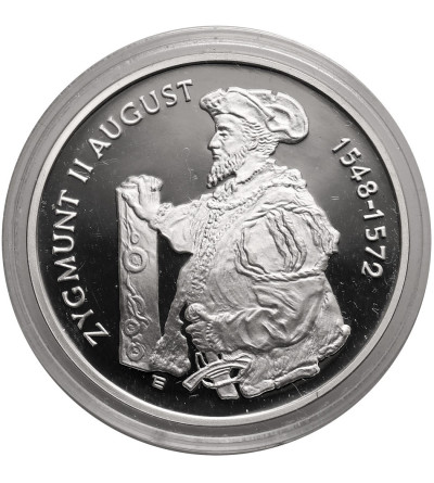 Poland. 10 Zlotys 1996, Sigismund II Augustus (1548 - 1572) - half figure - Proof