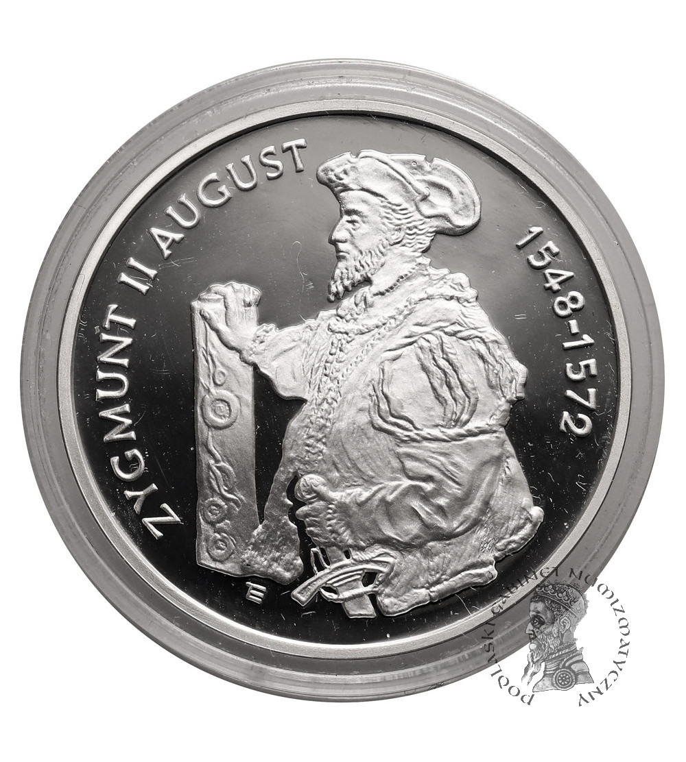 Poland. 10 Zlotys 1996, Sigismund II Augustus (1548 - 1572) - half figure - Proof