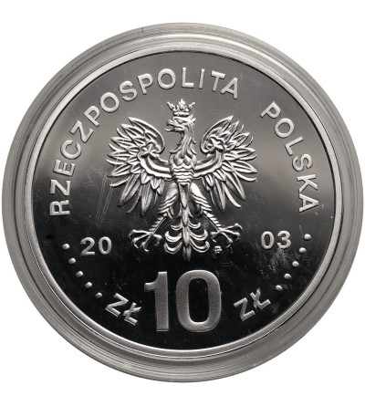 Polska. 10 złotych 2003, Stanisław Leszczyński - półpostać - Proof