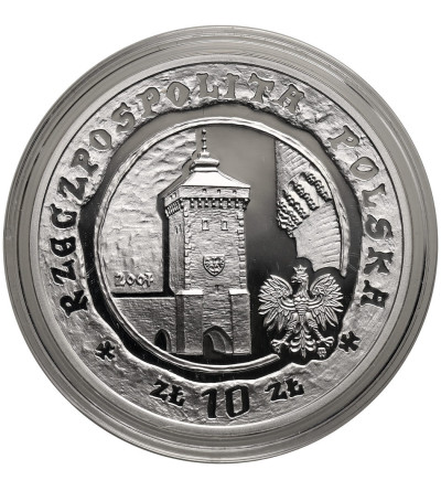 Poland. 10 Zlotys 2007, 750th Anniversary of Munincipality Kraków - Proof