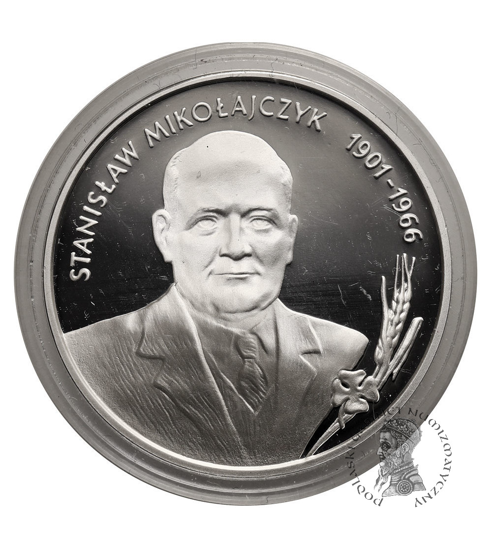Polska. 10 złotych 1996, Stanisław Mikołajczyk (1901 - 1966) - Proof
