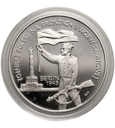 Poland. 10 Zlotys 1995, Polish Soldier on the Fronts of World War II - Berlin 1945 - Proof