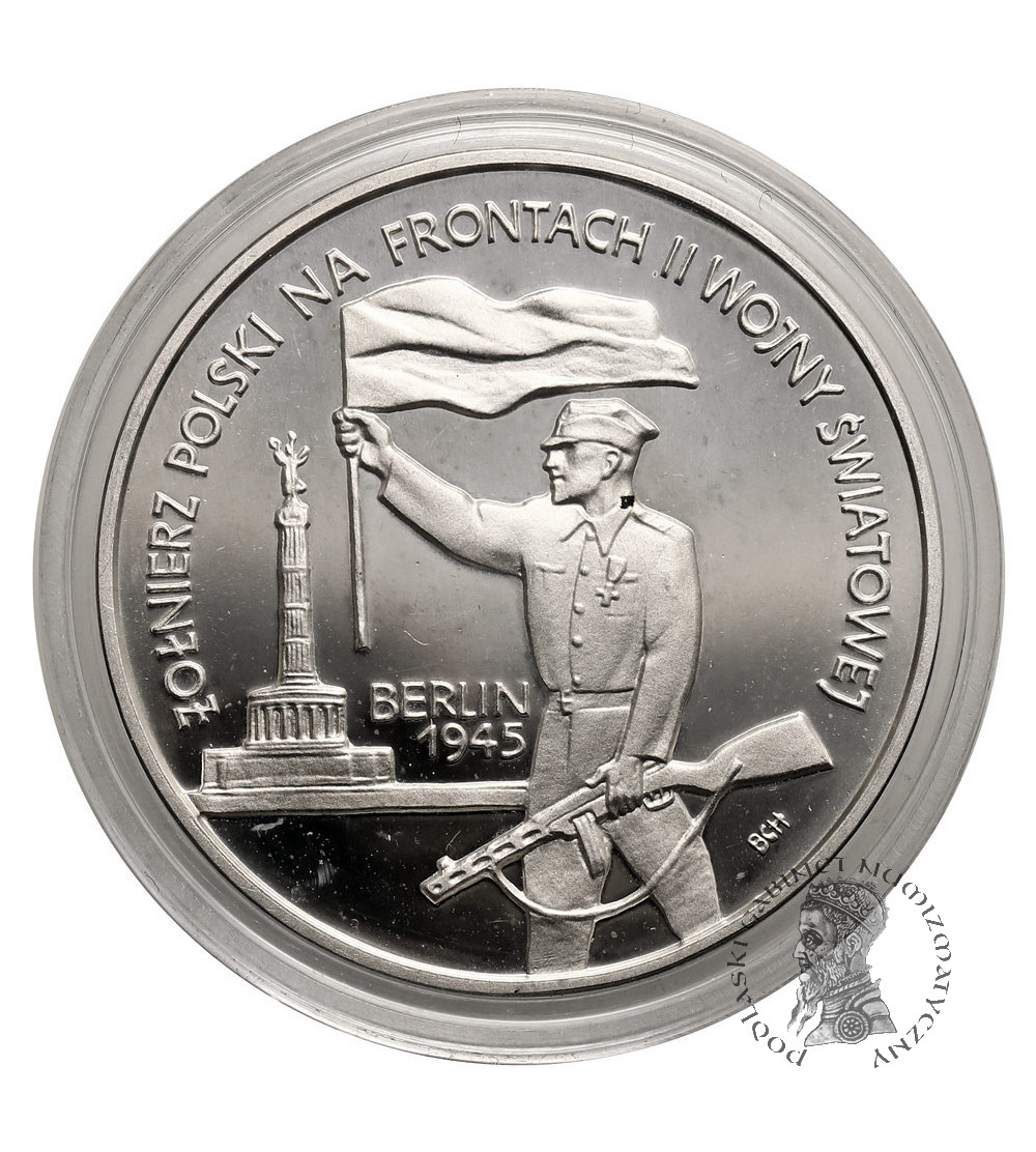 Polska. 10 złotych 1995, Żołnierz Polski na Frontach II Wojny Światowej - Berlin 1945 - Proof
