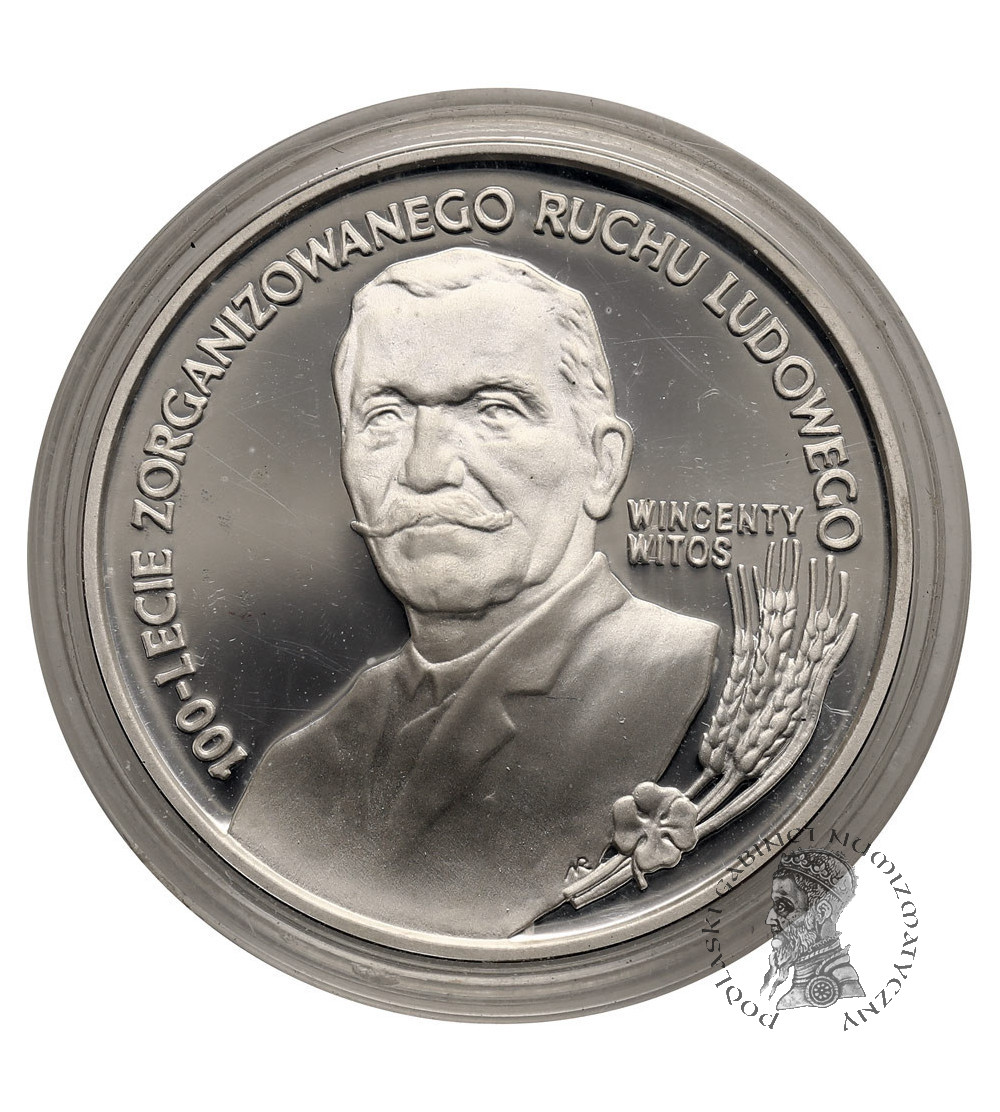 Polska. 10 złotych 1995, Wincenty Witos - Proof