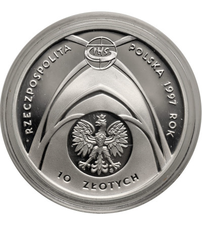 Poland. 10 Zlotys 1997, John Paul II - Eucharistic Congress - Proof