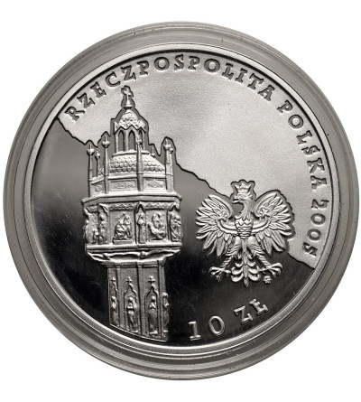 Poland. 10 Zlotys 2005, John Paul II (1920 - 2005) - Proof
