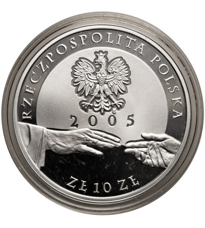 Polska. 10 złotych 2005, Jan Paweł II (1920 - 2005) - Proof
