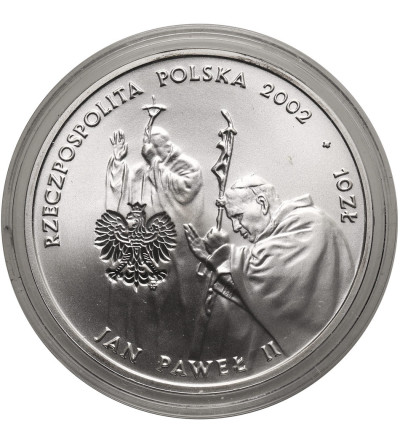 Polska. 10 złotych 2002, Jan Paweł II - Pontifex Maximus - Proof