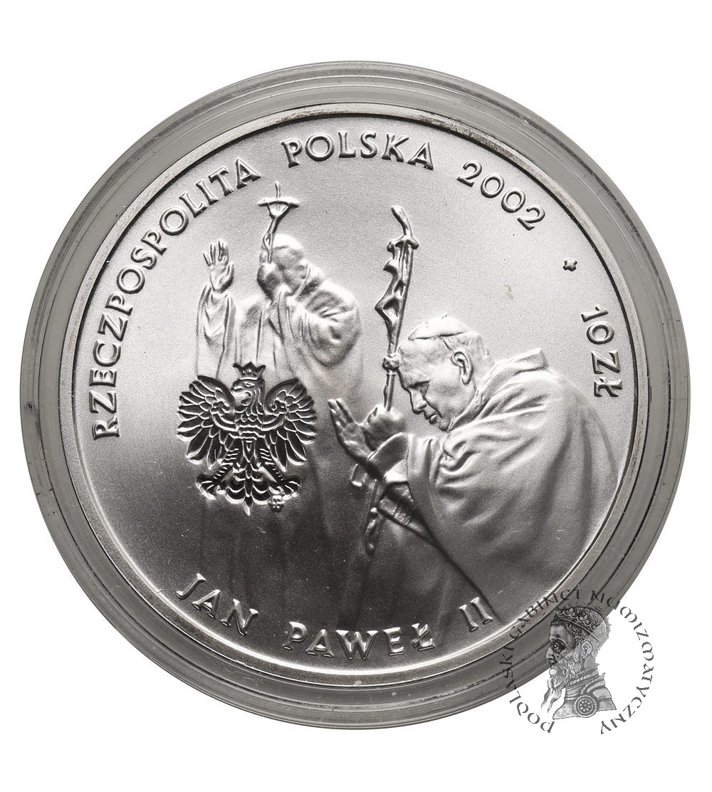 Poland. 10 Zlotys 2002, John Paul II - Pontifex Maximus - Proof