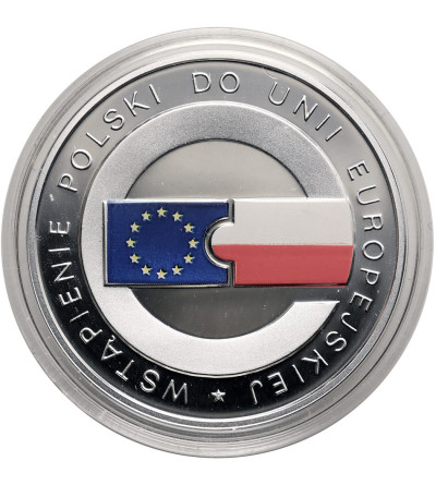 Polska. 10 złotych 2004, Wstąpienie Polski do Unii Europejskiej - Proof