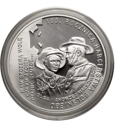 Poland. 10 Zlotys 2010, 100th Anniversary of Polish Scouting - Proof