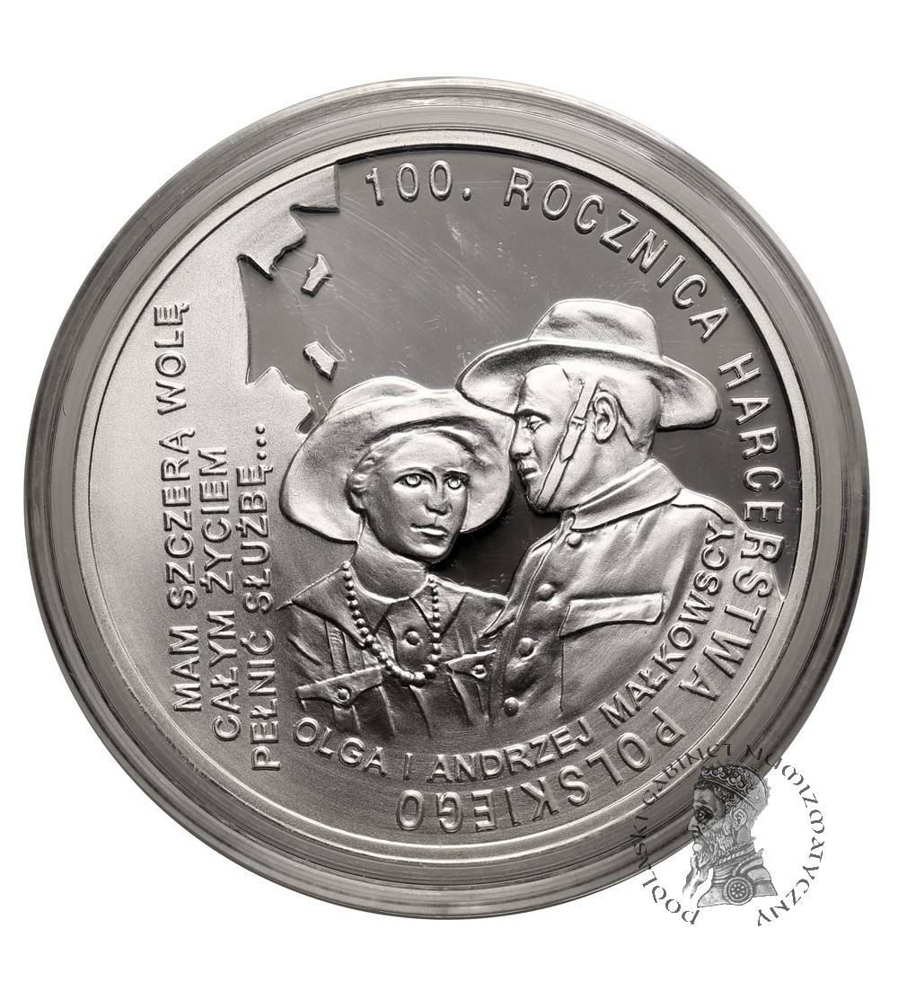 Polska. 10 złotych 2010, 100 Rocznica Harcerstwa Polskiego - Proof