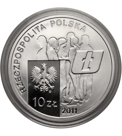 Polska. 10 złotych 2011, 30 Rocznica Powstania NZS - Proof