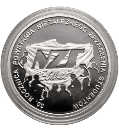 Polska. 10 złotych 2011, 30 Rocznica Powstania NZS - Proof