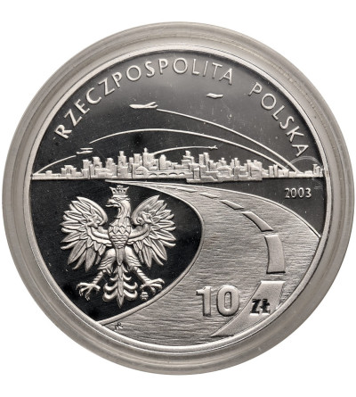 Poland.10 Zlotys 2003, Gas and Oil Industry - Proof