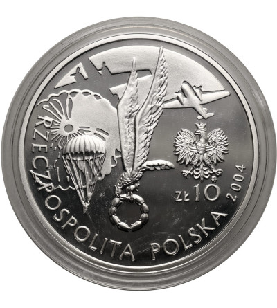 Polska. 10 złotych 2004, Generał Stanisław Sosabowski - Proof