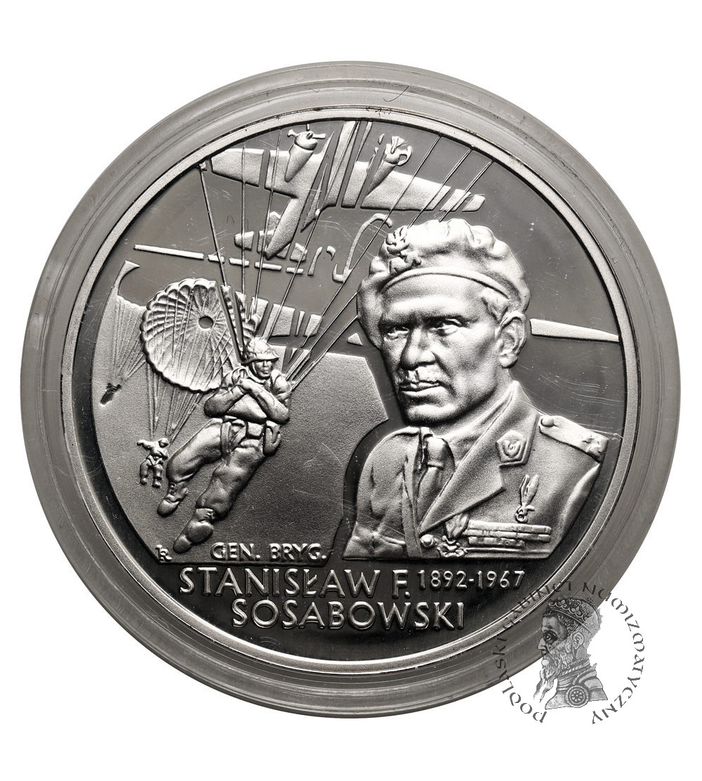 Polska. 10 złotych 2004, Generał Stanisław Sosabowski - Proof