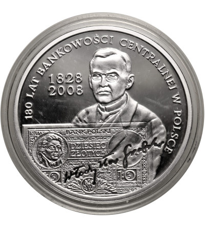 Poland. 10 Zlotys 2009, 180 Years of Central Banking in Poland - Proof
