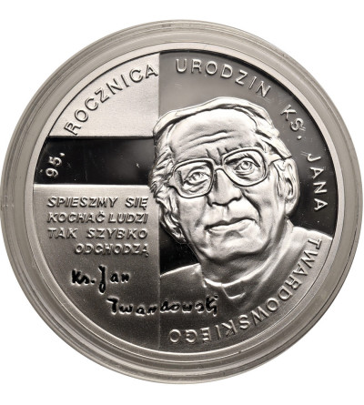 Polska. 10 złotych 2010, 95 Rocznica Urodzin Ks. J. Twardowskiego - Proof