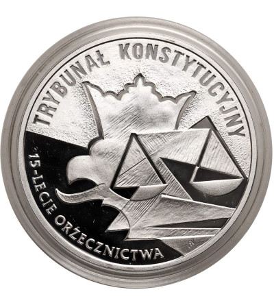 Poland. 10 Zlotys 2001, Constitutional Court, 15th Anniversary of the Judiciary - Proof