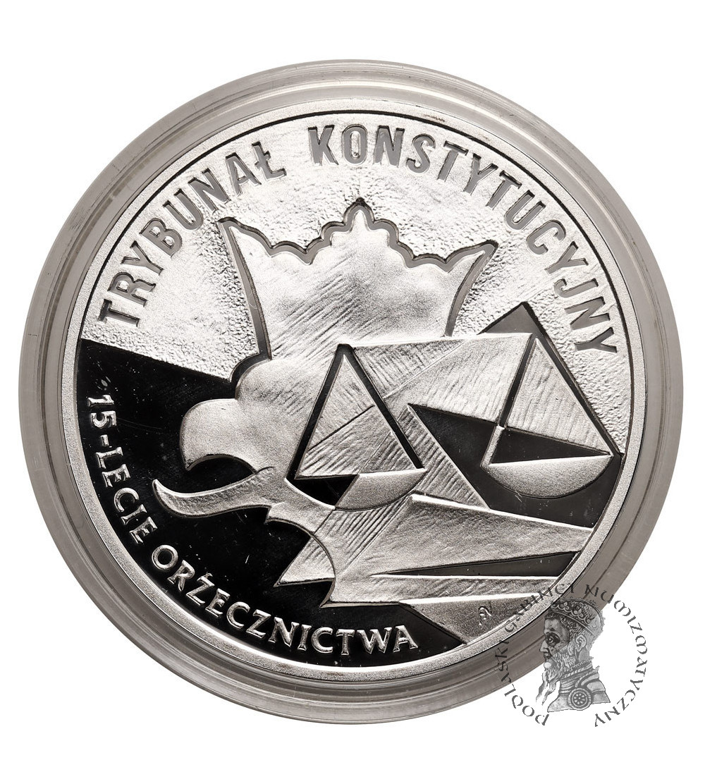 Poland. 10 Zlotys 2001, Constitutional Court, 15th Anniversary of the Judiciary - Proof