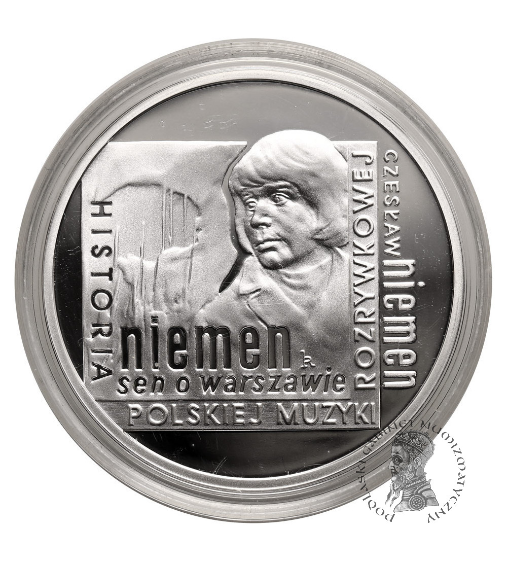 Polska. 10 złotych 2009, Czesław Niemen, "Sen o Warszawie", Historia Polskiej Muzyki Rozrywkowej - Proof