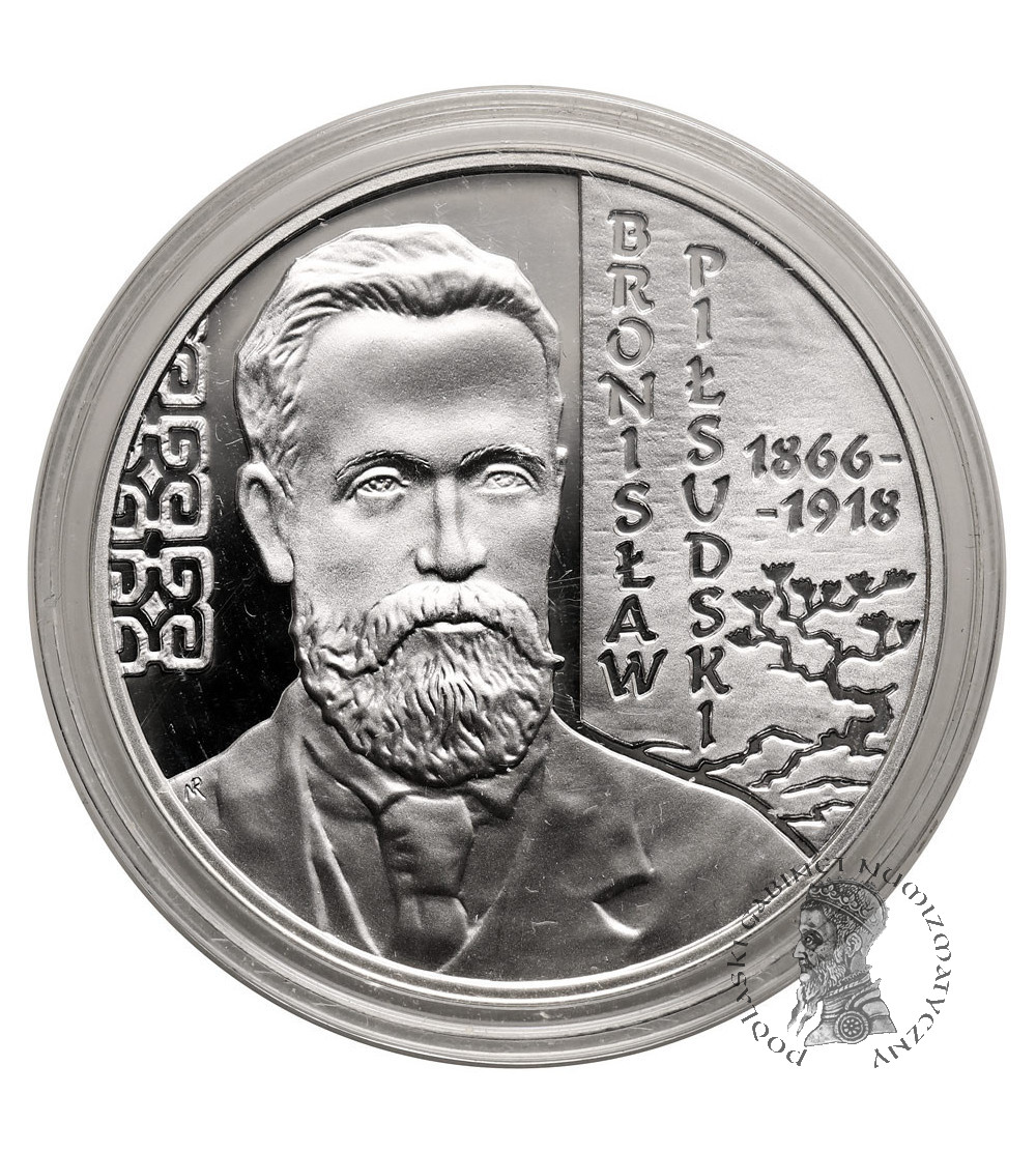 Poland. 10 Zlotys 2008, Bronisław Piłsudski (1866 - 1918) - Proof