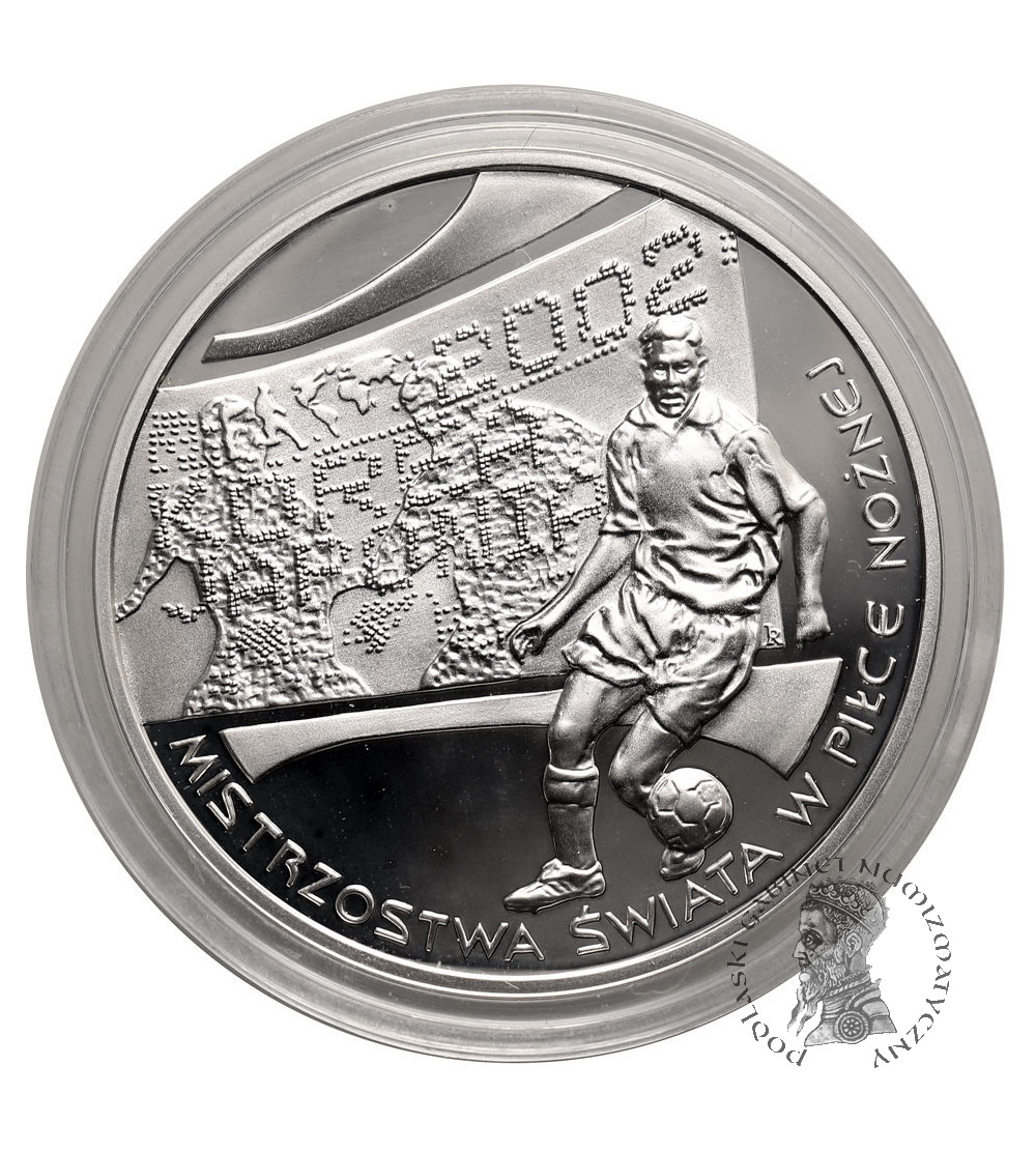 Poland. 10 Zlotys 2002, XVII World Cup, Korea / Japan - Proof