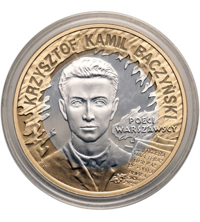 Poland. 10 Zlotych 2009, Krzysztof Kamil Baczynski - Proof