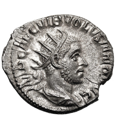Rzym Cesarstwo. Woluzjan, 251-253. AR Antoninian 253 AD, mennica Rzym