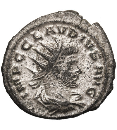 Roman Empire, Claudius II, Gothicus 268-270 AD. BI Antoninianus, 268-269 AD, Rome mint - ANNONA AVG