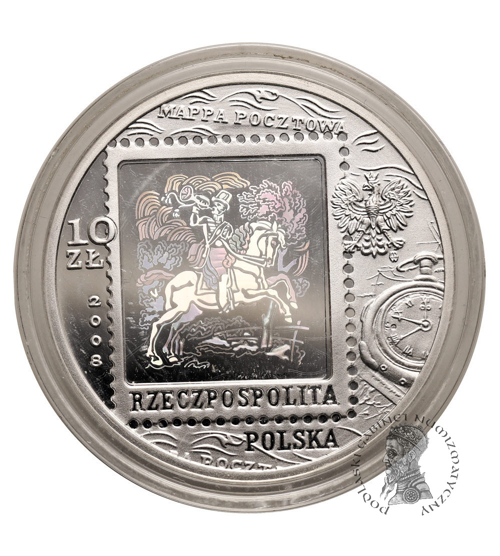 Poland. 10 Zlotys 2008, 450 Years of the Polish Postal Service - Proof