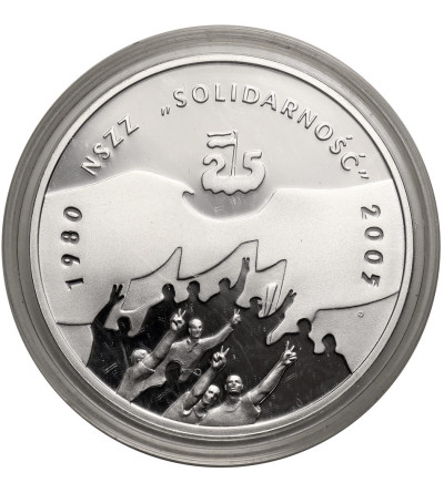 Poland. 10 Zlotys 2005, 25 Years of NSZZ "Solidarność" - Proof