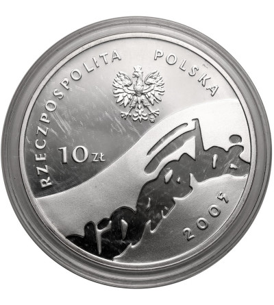 Poland. 10 Zlotys 2005, 25 Years of NSZZ "Solidarność" - Proof