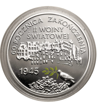 Poland. 10 Zlotys 2005, 60th Anniversary of the End of World War II - Proof