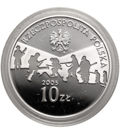 Poland. 10 Zlotys 2005, 60th Anniversary of the End of World War II - Proof