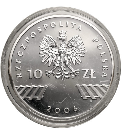 Poland. 10 Zlotys 2006, 30th Anniversary of June 76- Proof