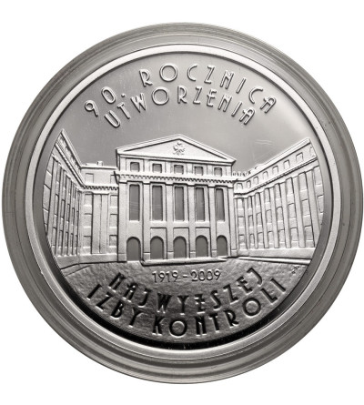 Polska. 10 złotych 2009, 90 Rocznica Utworzenia NIK - Proof
