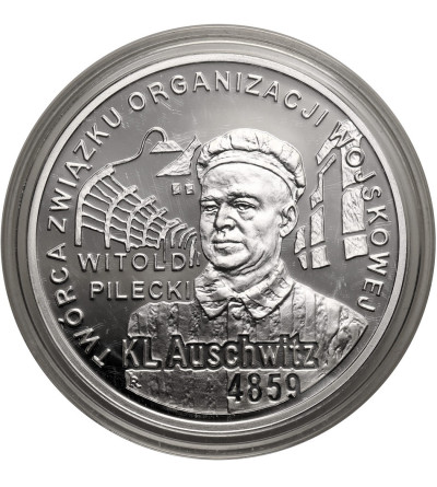 Poland. 10 Zlotys 2010, 65th Anniversary of the liberation of Auschwitz-Birkenau, Witold Pilecki - Proof