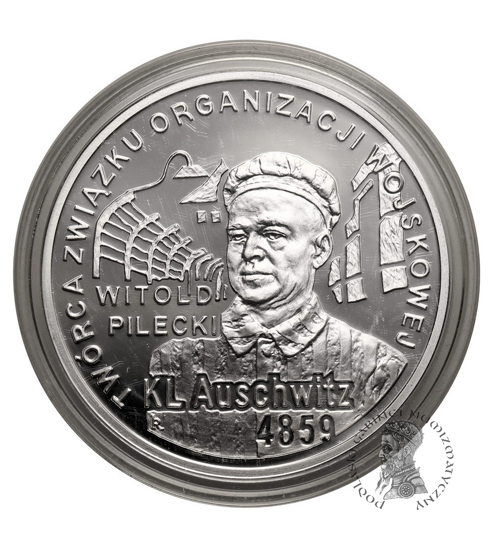 Poland. 10 Zlotys 2010, 65th Anniversary of the liberation of Auschwitz-Birkenau, Witold Pilecki - Proof