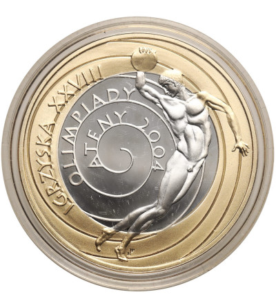 Poland. 10 Zlotys 2004, XXVIII Olympic Games 2004 in Athens - Proof