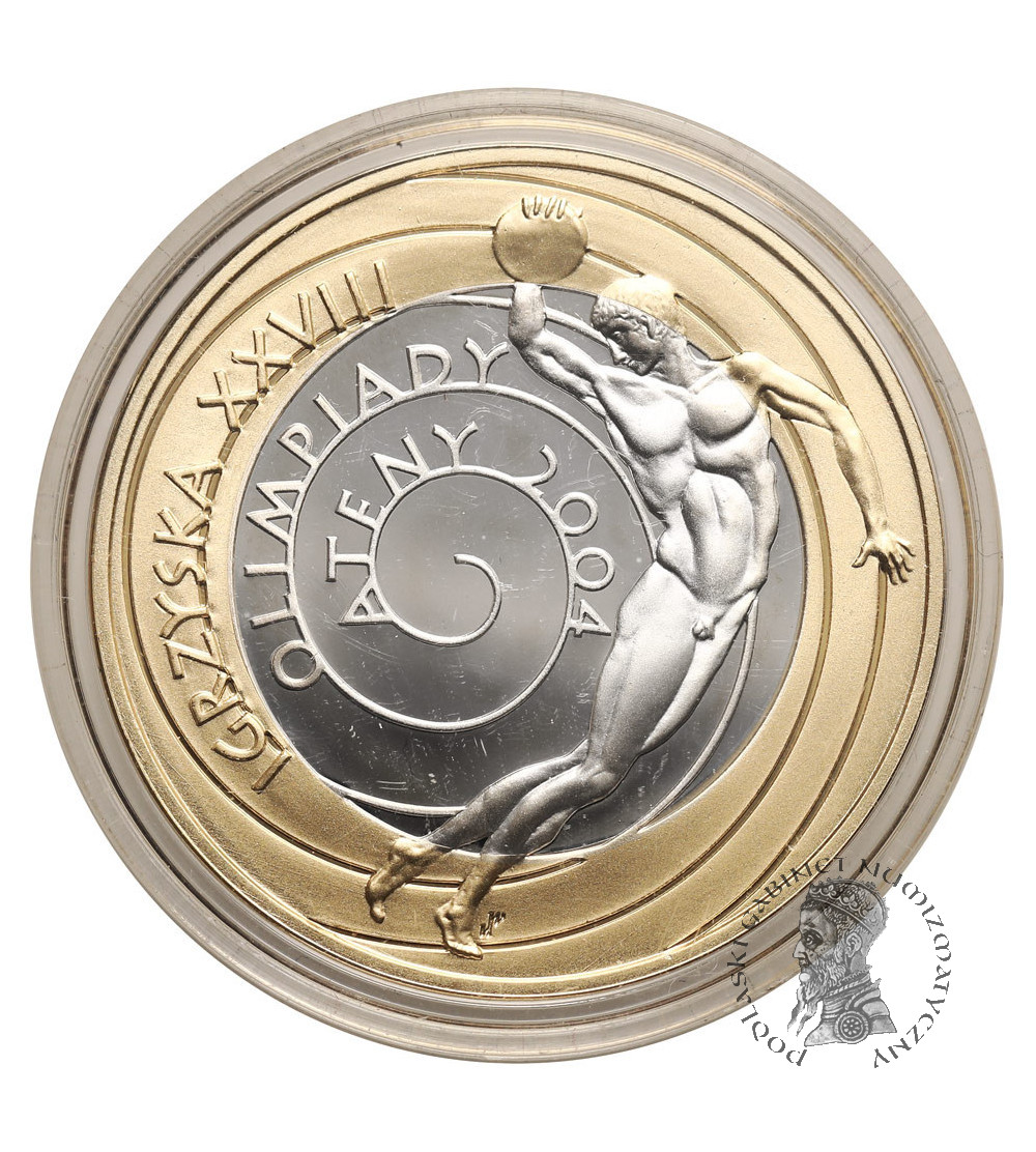 Polska. 10 złotych 2004, XXVIII Igrzyska Olimpijskie 2004,  Ateny - Proof