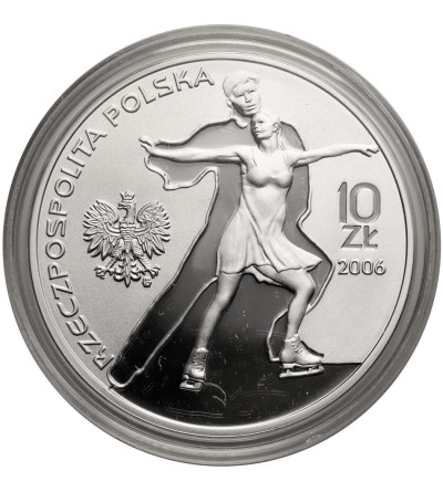 Poland. 10 Zlotys 2006, XX Winter Olympic Games Turin - Proof