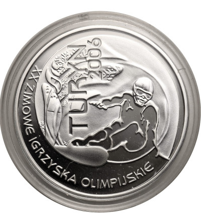 Poland. 10 Zlotys 2006, XX Winter Olympic Games Turin - Proof